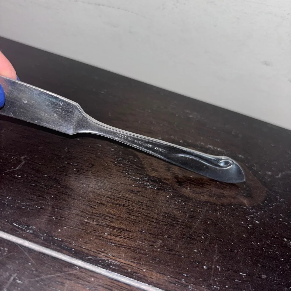 ACSONS Stainless Japan | Butter Knife Serving Spreader | Ornate Handle‎
